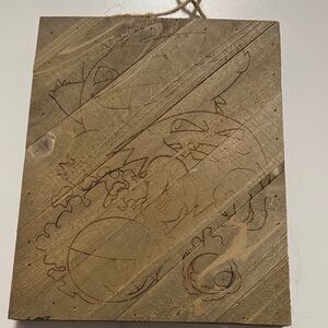 Pokemon laser engraved wall art